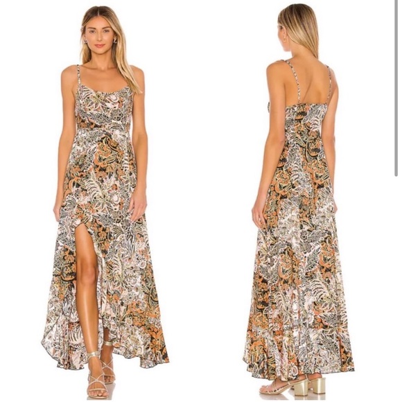 Free People Dresses & Skirts - Free People Forever Yours Smocked Slip Maxi XS